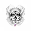 la catrina tattoo design idea