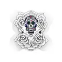 la catrina tattoo design idea