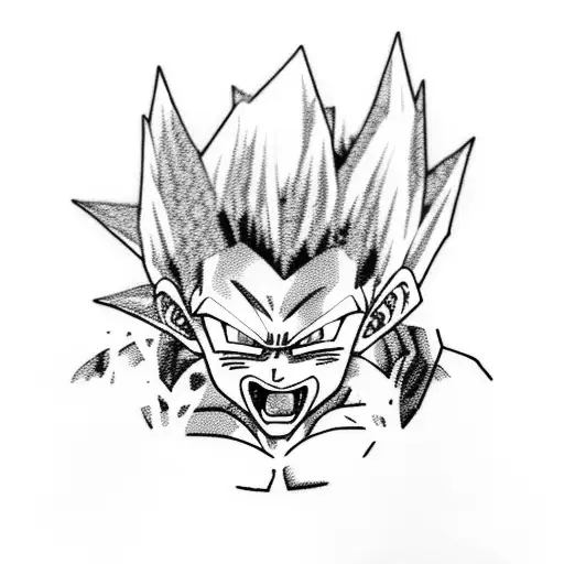 Dragonball z tattoo design idea