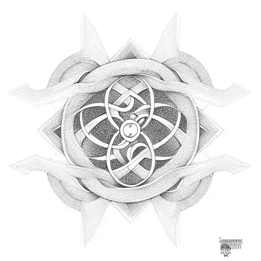 Infinity Symbol Alexandra tattoo design idea