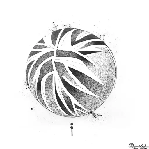 volleyball, palm trees, Dominican Republic,Canada flag  tattoo design idea