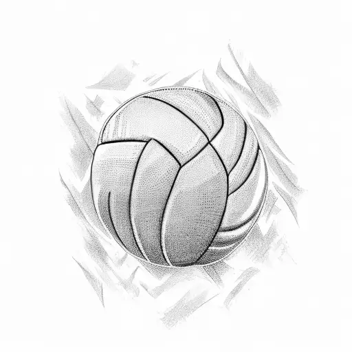 Volleyball, Dominican flag, Canadian flag, palm trees tattoo design idea
