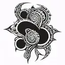 biomechanical tattoo design idea