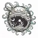 Azathoth tattoo design idea