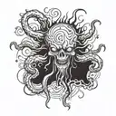 Azathoth tattoo design idea
