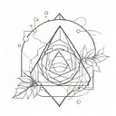 Create a minimalistic tattoo design with white background, black ink using my big brother’s whom I lost last year initia tattoo design idea