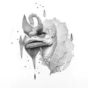 drake tattoo design idea