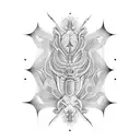 spinal column tattoo design idea