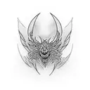 spine tattoo design idea