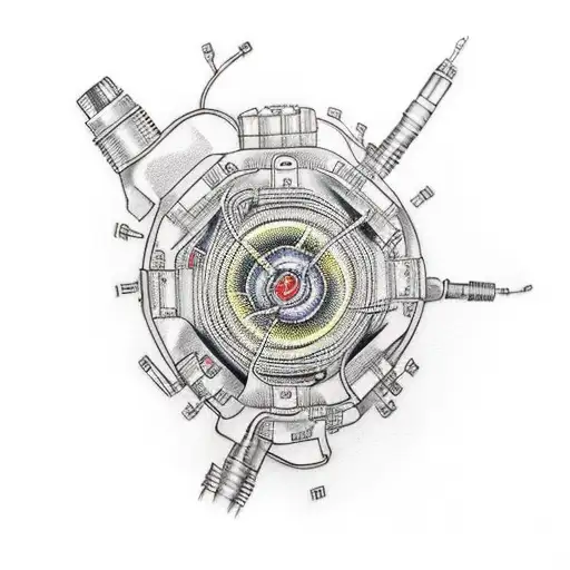 flux capacitor  tattoo design idea