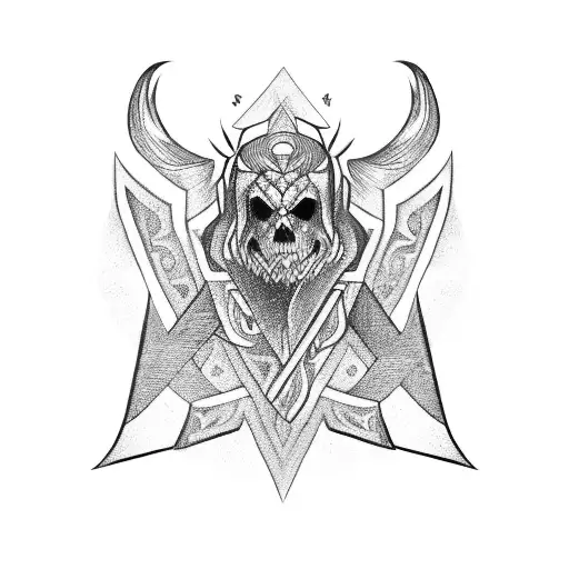 longsword tattoo design idea