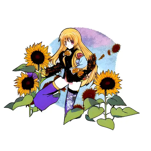 sunflowers sleeve tattoo design idea