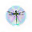 Celtic dragonfly  tattoo design idea