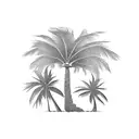Palm Tree tattoo design idea