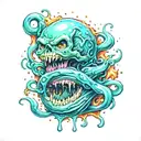 Rich Slime in letters tattoo design idea