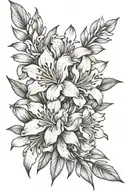 oleander tattoo design idea