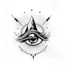 Evil Eye tattoo design idea