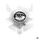 Evil Eye tattoo design idea