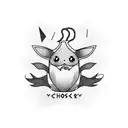 I choose you tattoo design idea