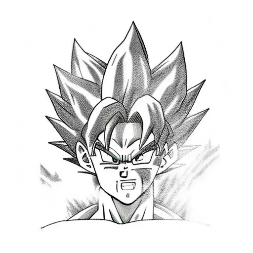 goku, Vegeta, and ichigo tattoo design idea