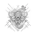 3 siblings tattoo design idea