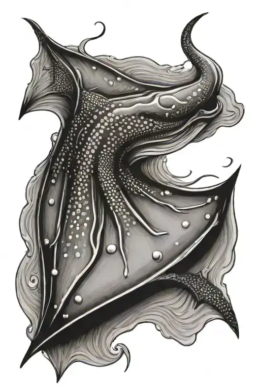 stingray tattoo design idea