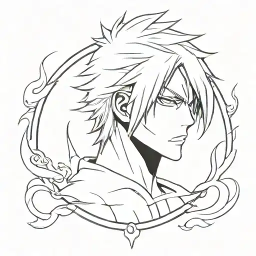 bleach anime tattoo design idea