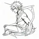 bleach anime tattoo design idea