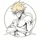 bleach anime tattoo design idea