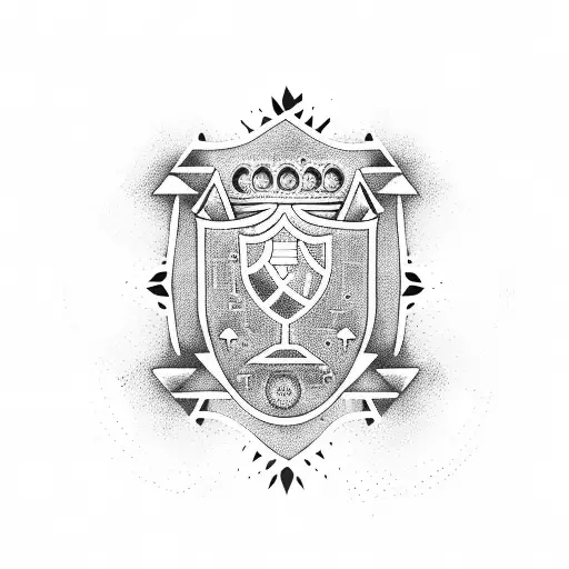 A dotwork tattoo of a soccer field with the Copa del Mundo trophy in the center, dedicated to Messi tattoo design idea