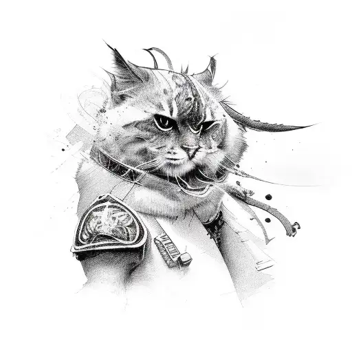 rock'n'roll tattoo design idea