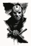 jason Friday the 13th  tattoo design idea