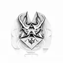 4 cardinal virtues  Freemason  tattoo design idea