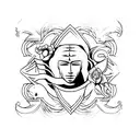 serenity prayer  tattoo design idea