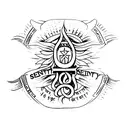 serenity prayer  tattoo design idea