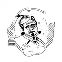 scarface the workd is yours blimp tattoo design idea