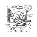 scarface the workd is yours blimp tattoo design idea