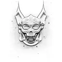 nike tongue  tag with  statue instead of the nike logo and made in serbia written instead of made in vien tattoo design idea