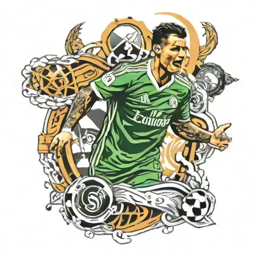 Cristiano Ronaldo tattoo design idea