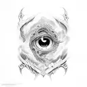 Eldritch Multiple Eyes tattoo design idea