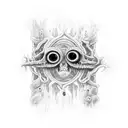 Eldritch Multiple Eyes tattoo design idea