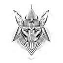 Anubis tattoo design idea