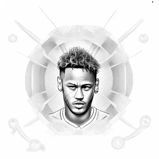 Neymar  tattoo design idea