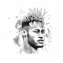 Neymar  tattoo design idea