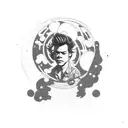 Harry Styles Satellite a spinning out waiting for you to pull me in, I can see you're lonely down there tattoo design idea