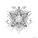 star sea tattoo design idea