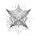 star sea tattoo design idea