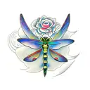 dragonfly  tattoo design idea