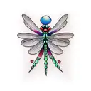 dragonfly  tattoo design idea