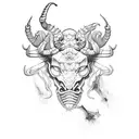 Scorpio, taurus, aquarius tattoo design idea